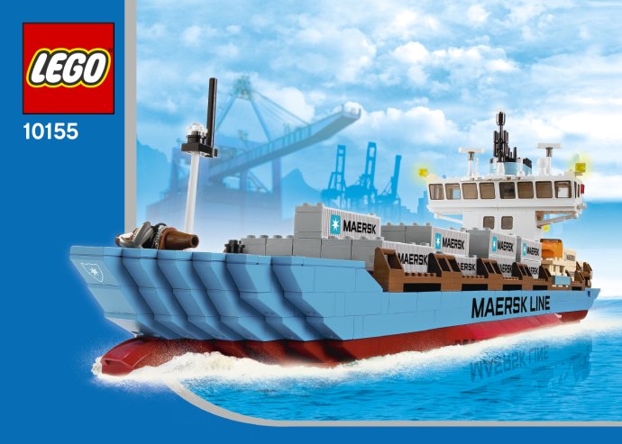 lego maersk container ship 10155